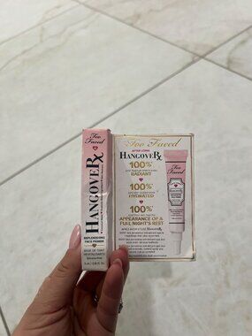 NWT Too Faced Pink Hangover Replenishing Face Primer Size 5mL